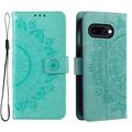 Google Pixel 10a Mandala Serie Wallet Hülle - Grün