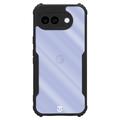 Google Pixel 10a Tactical Quantum Stealth Hülle mit verstärkten Ecken - Klar / Schwarz