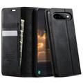 Google Pixel 11/11 Pro Caseme 033 Kalb Textur Brieftasche Hülle mit RFID-Blockierung - schwarz