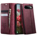 Google Pixel 11/11 Pro Caseme 033 Kalb Textur Brieftasche Hülle mit RFID-Blockierung - rot