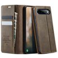 Google Pixel 11 Pro XL Caseme 033 Kalb Textur Brieftasche Hülle mit RFID-Blockierung - Kaffee