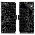 Google Pixel 11 Pro XL Crocodile Serie Lederhülle mit Geldbörse mit RFID