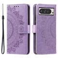 Google Pixel 11 Pro XL Mandala Wallet-Hülle mit Handschlaufe - Lila