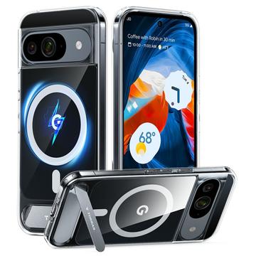 Google Pixel 9/9 Pro Torras Pstand Hülle - MagSafe kompatibel - Durchsichtig