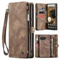 Google Pixel 9a Caseme 008 2-in-1 Multifunktions Wallet Hülle - Braun