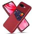 Google Pixel 9a KSQ Hülle mit Kartenhalter - Rot