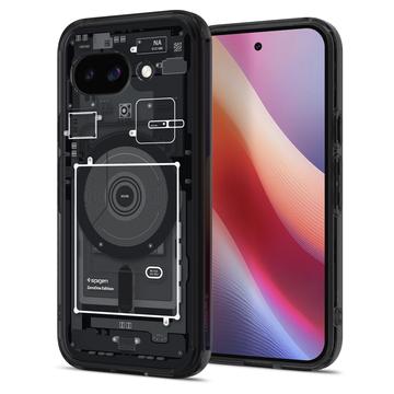 Google Pixel 9a Spigen Ultra Hybrid Mag Hülle - Schwarz / Zero One