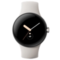 Google Pixel Watch (GA04301-DE) 41mm LTE - Silber / Chalk