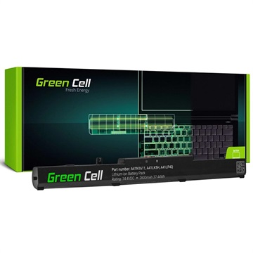 Green Cell Akku - Asus FX53, FX553, FX753, ROG Strix (Offene Verpackung - Bulk Befriedigend) - 2600mAh