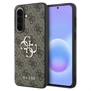 Samsung Galaxy A57 Guess 4G Big Metal Logo Hybrid Hülle - Braun
