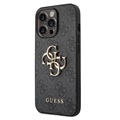 Guess 4G Big Metal Logo iPhone 14 Pro Max Hybrid Case