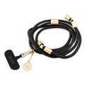 Guess 4G Charm Umhängegurt & USB-C Kabel - 1.5m - Schwarz