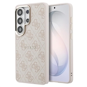 Samsung Galaxy S26 Ultra Guess 4G Gold Frame Hülle - MagSafe-kompatibel - Rosa