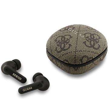 Guess 4G Script Logo ENC True Wireless Kopfhörer - Braun