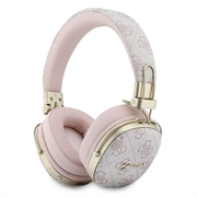 Guess ENC Metal 4G Script Logo Wireless-Kopfhörer - Pink