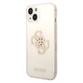 Guess Glitter 4G Big Logo iPhone 14 Plus Hybrid Hülle - Gold