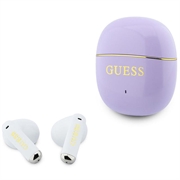 Guess Gold Line Glossy Classic Logo TWS kabellose Ohrhörer - Lila