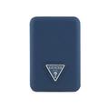 Guess Grained Triangle Logo MagSafe kompatible Powerbank 5000mAh - Blau