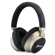 Guess PU 4G Gold Script Metal Logo ENC kabellose Ohrhörer - Schwarz