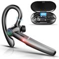 H03 Bluetooth-Headset mit drehbarem Ohrbügel und Touch-Sensor - Schwarz