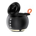HT-571 5-in-1-Magnet-Wireless-Ladegerät mit Bluetooth-Lautsprecher und Nachtlicht - Schwarz
