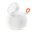 HT-571 5-in-1-Magnet-Wireless-Ladegerät mit Bluetooth-Lautsprecher und Nachtlicht - Weiß