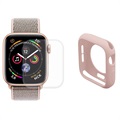 Hat Prince Apple Watch Series SE (2022)/SE/6/5/4 Full Schutz-Set - 40mm - Rosa