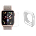 Hat Prince Apple Watch Series SE (2022)/SE/6/5/4 Full Schutz-Set - 40mm - Weiß