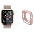 Hat Prince Apple Watch Series SE (2022)/SE/6/5/4 Full Schutz-Set - 44mm - Rosa