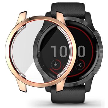 Hat Prince Garmin Venu 2S TPU Hülle mit Displayschutz - 40mm - Gold