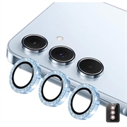 Samsung Galaxy S26+ Hat Prince Glitter Kameraobjektiv Panzerglas - Blau