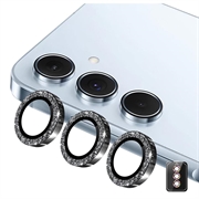 Samsung Galaxy S26/S26 Pro Hat Prince Glitter Kameraobjektiv Panzerglas - Schwarz