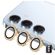 Samsung Galaxy S26 Hat Prince Glitter Kameraobjektiv Panzerglas - Gold