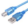 Hochgeschwindigkeits-USB-Druckerkabel 2.0 - USB-A-Stecker / USB-B-Stecker - 1.8m - Blau