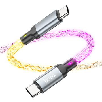 Hoco U112 Shine 60W USB-C / USB-C Kabel - 1m - Grau
