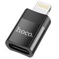 Hoco UA17 Lightning/USB-C Adapter - USB 2.0, 5V/2A - Schwarz