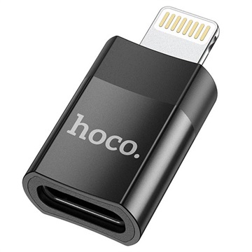 Hoco UA17 Lightning/USB-C Adapter - USB 2.0, 5V/2A (Offene Verpackung - Ausgezeichnet) - Schwarz