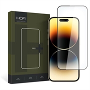 iPhone 15 Hofi Premium Pro+ Panzerglas - Schwarz Rand