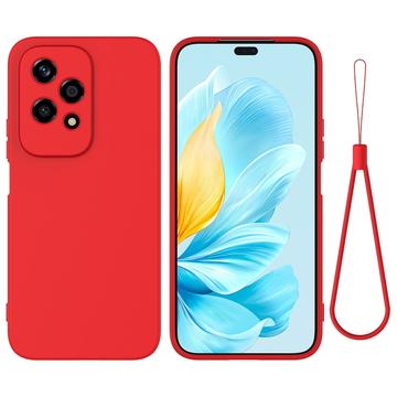 Honor 200 Lite Liquid Silikonhülle - Rot