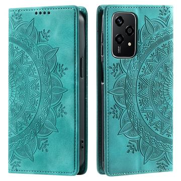 Honor 200 Lite Mandala Serie Wallet Hülle - Grün