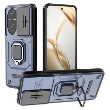 Honor 200 Drehring-Hybrid Hülle mit Kameraschutz - Blau