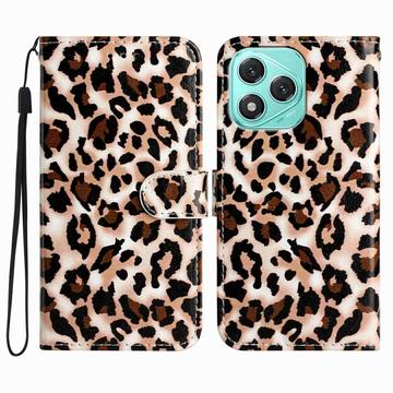Honor 400 Lite Wonder Serie Wallet Hülle - Leopard