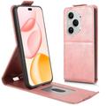Honor 400 Pro Vertikal Flip Hülle mit Ständer - Roségold