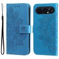 Honor 500 Mandala Serie Wallet Hülle - Blau