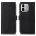 Honor 600 Lite Wallet Leder Hülle mit RFID - Schwarz