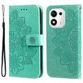 Honor 600 Smart Mandala Wallet-Hülle mit Handschlaufe - Mintgrün