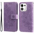 Honor 600 Smart Mandala Wallet-Hülle mit Handschlaufe - Lila