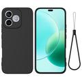 Honor 600e/600 Lite/X80i Liquid Silikonhülle mit Handschlaufe