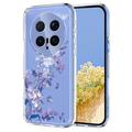 Honor Magic8 Pro TPU-Hülle mit Blumenmuster - lila