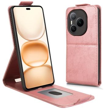 Honor Power Vertikal Flip Hülle mit Ständer - Roségold